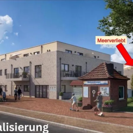 Meerverliebt - Penthousewohnung Mit Dachterrasse, Sauna - Strandnah! Tossens