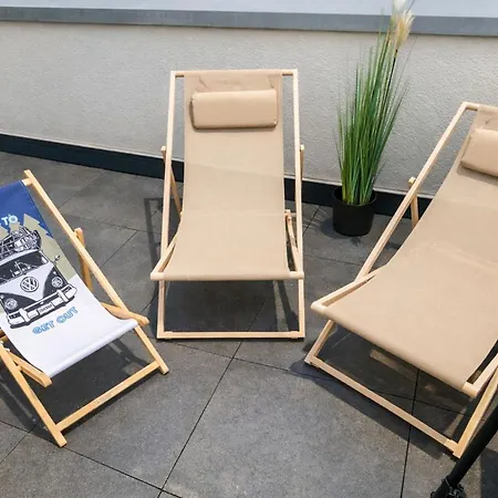 Meerverliebt - Penthousewohnung Mit Dachterrasse, Sauna - Strandnah! Tossens