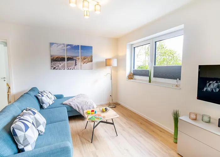 Meerverliebt - Penthousewohnung Mit Dachterrasse, Sauna - Strandnah! * Tossens