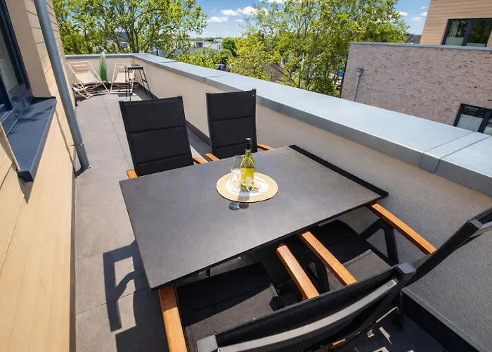 Meerverliebt - Penthousewohnung Mit Dachterrasse, Sauna - Strandnah! Apartman